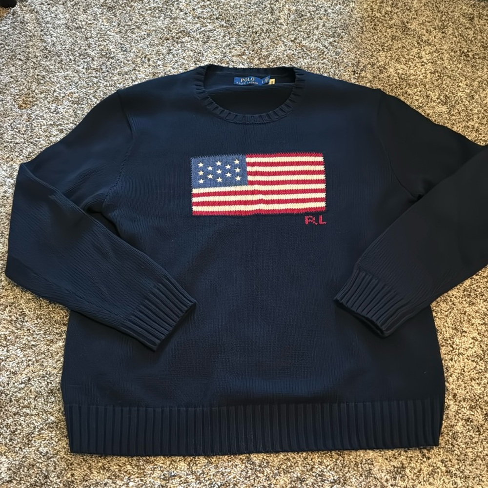 Ralph Lauren Flag Sweater